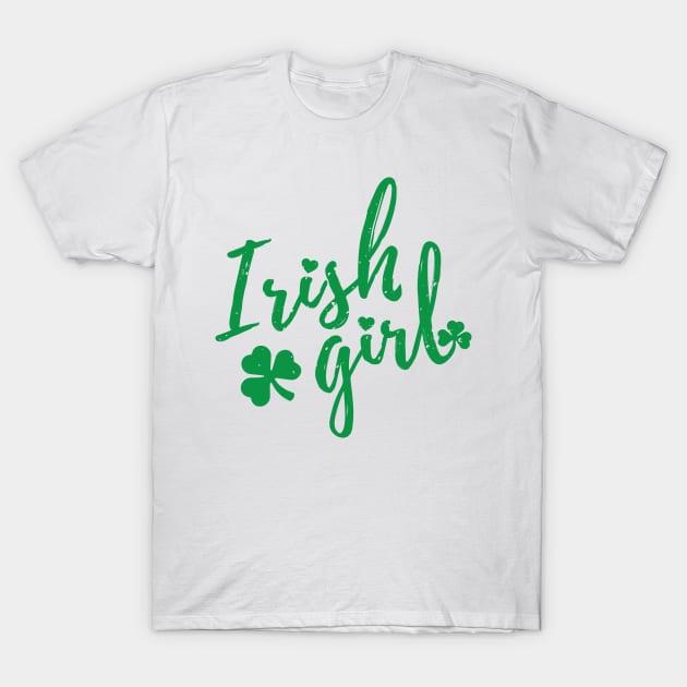 irish girl  st patrick's day  t shirt T-Shirt by bojan17779